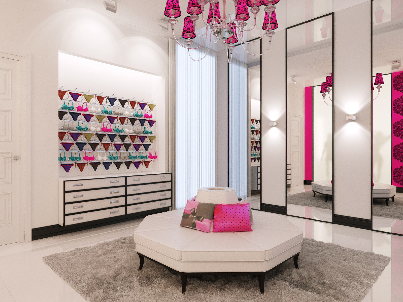 underwear boutique interior 3D model_3