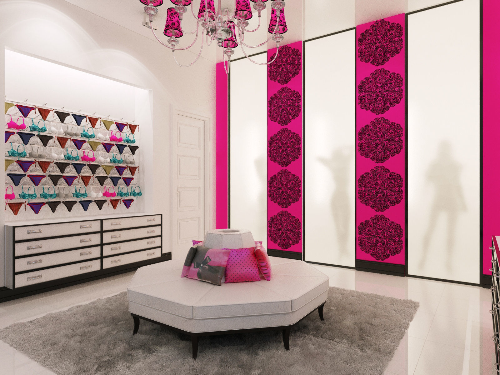 underwear boutique interior 3D model_4