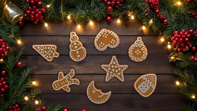 Gingerbread Cookies Christmas Collection 3D Models 4K PBR