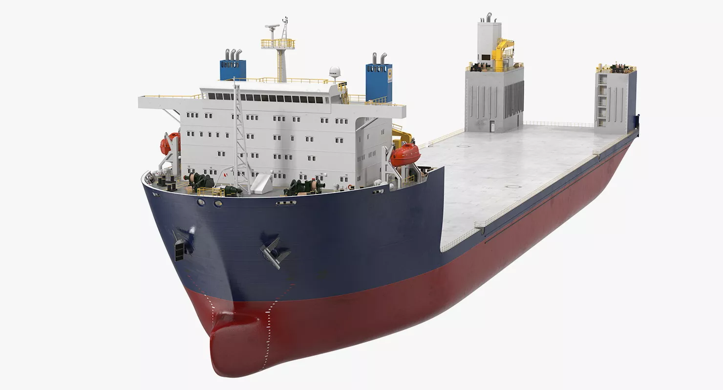 Heavy Load Ship 3D model