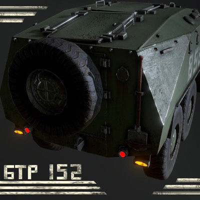 Russian Military Vehicles 29 Prefabs I Optimized I LP I PBR Low-poly 3D model_15