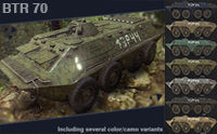 Russian Military Vehicles 29 Prefabs I Optimized I LP I PBR Low-poly 3D model_25