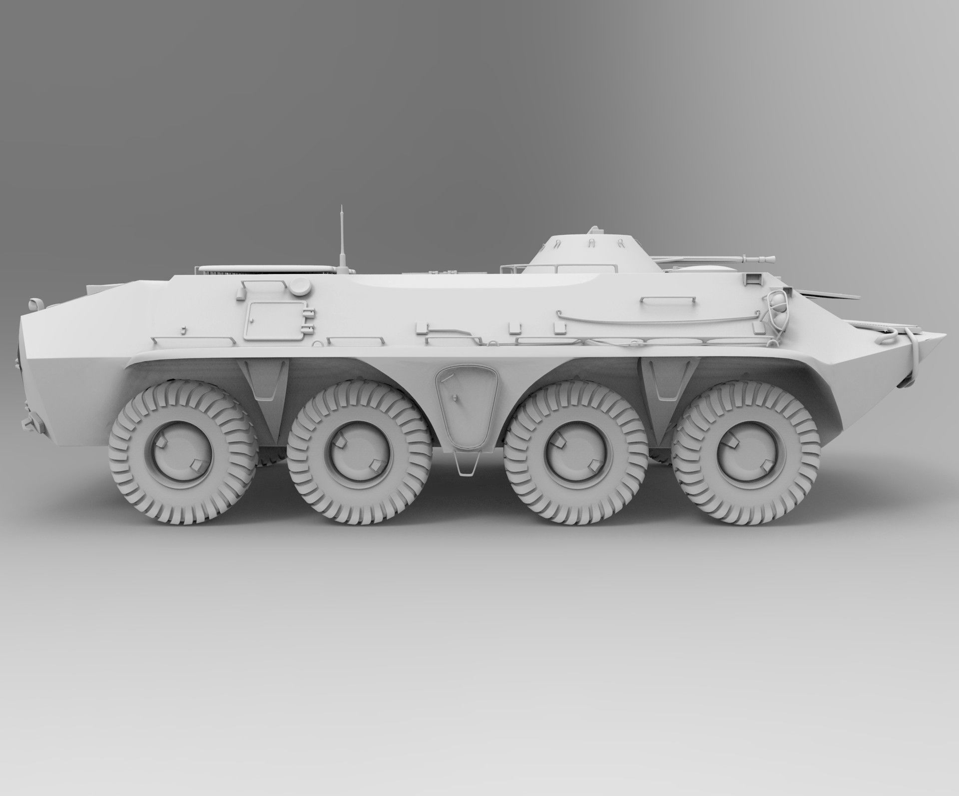 Russian Military Vehicles 29 Prefabs I Optimized I LP I PBR Low-poly 3D model_27