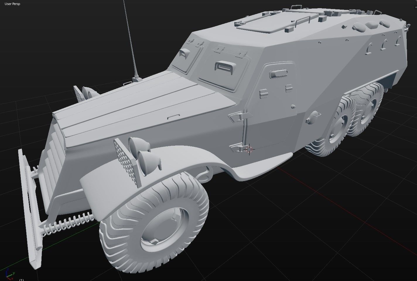 Russian Military Vehicles 29 Prefabs I Optimized I LP I PBR Low-poly 3D model_17