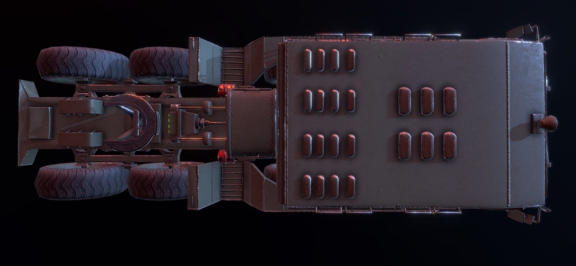 Russian Military Vehicles 29 Prefabs I Optimized I LP I PBR Low-poly 3D model_34