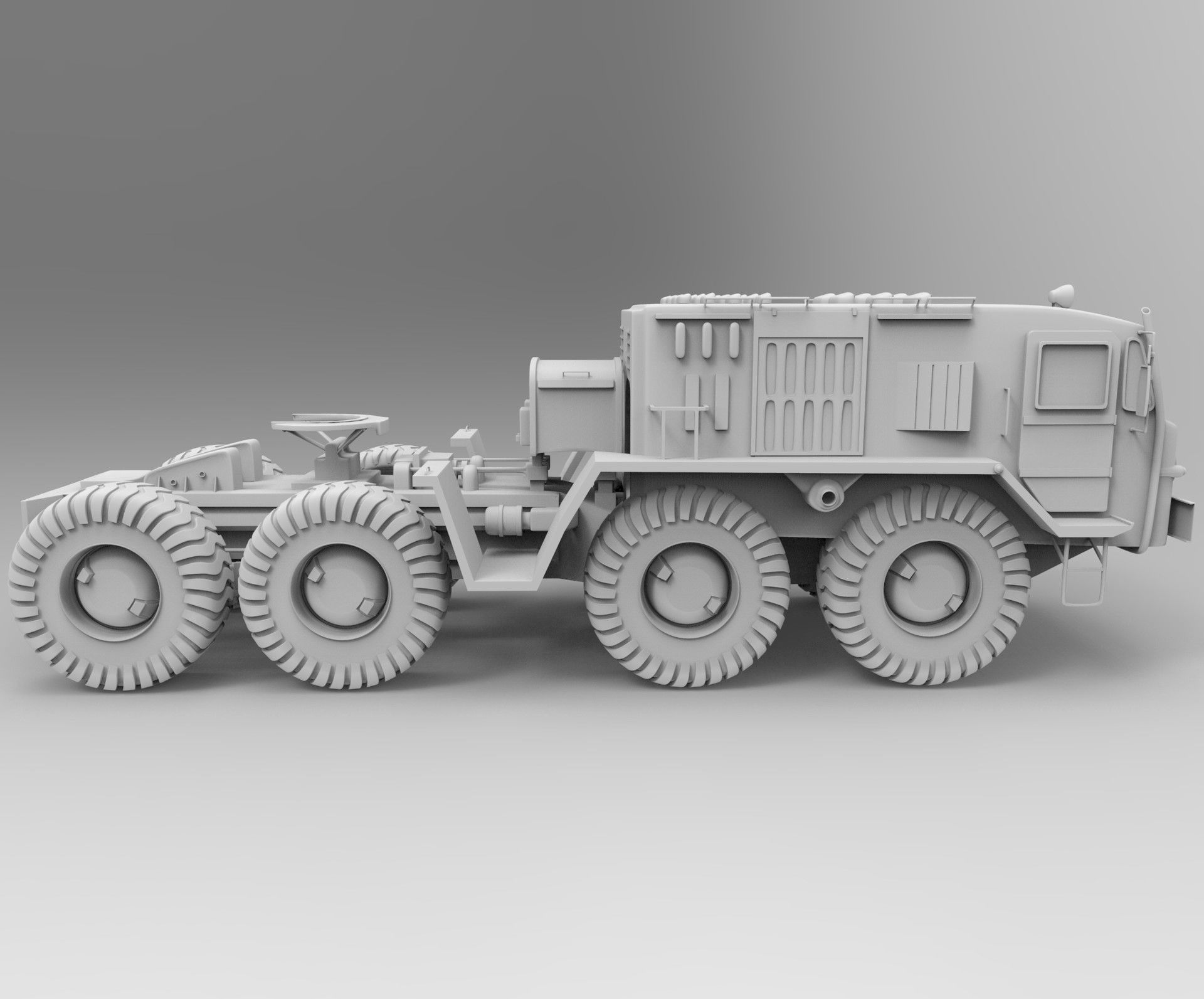 Russian Military Vehicles 29 Prefabs I Optimized I LP I PBR Low-poly 3D model_36