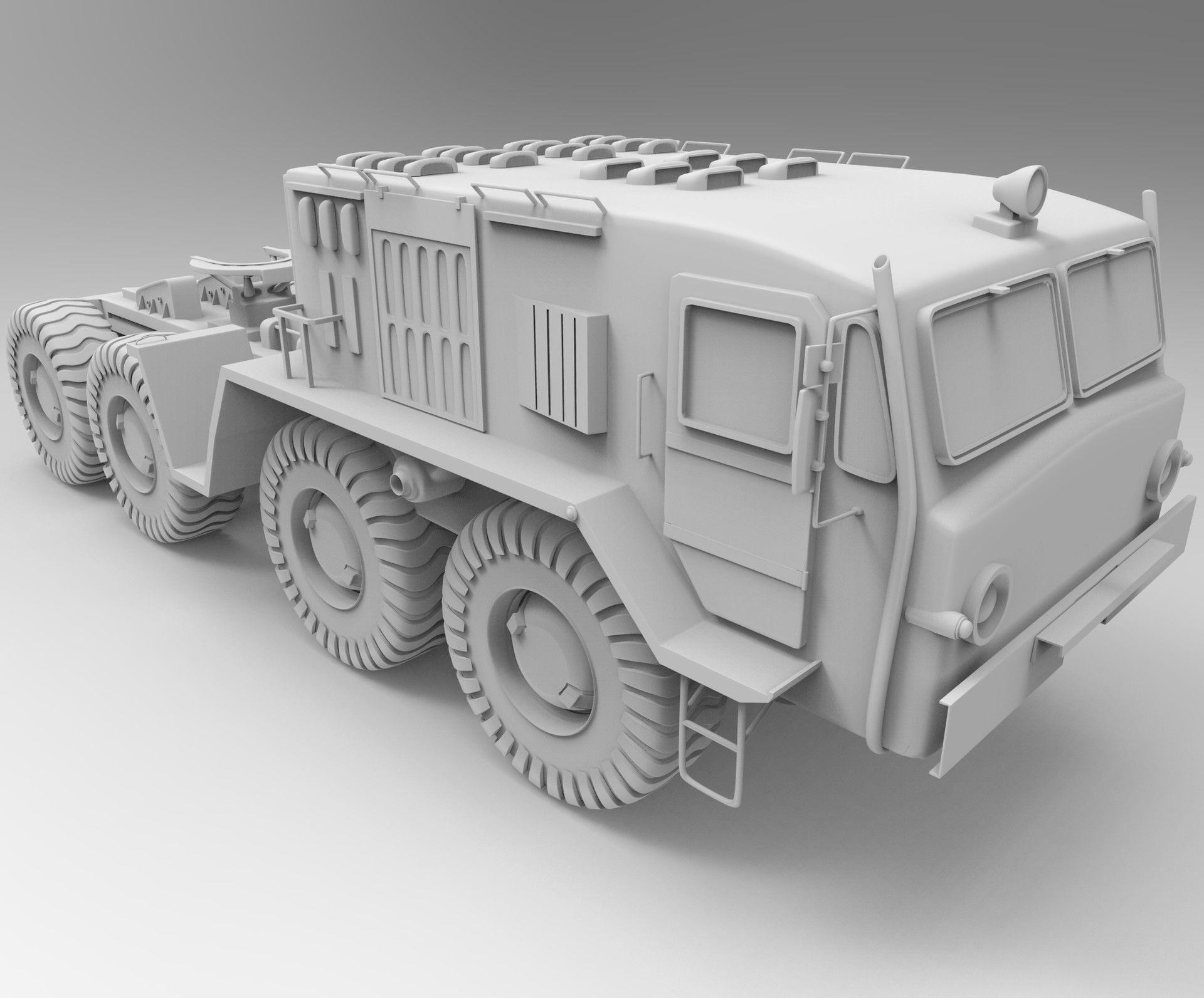 Russian Military Vehicles 29 Prefabs I Optimized I LP I PBR Low-poly 3D model_35