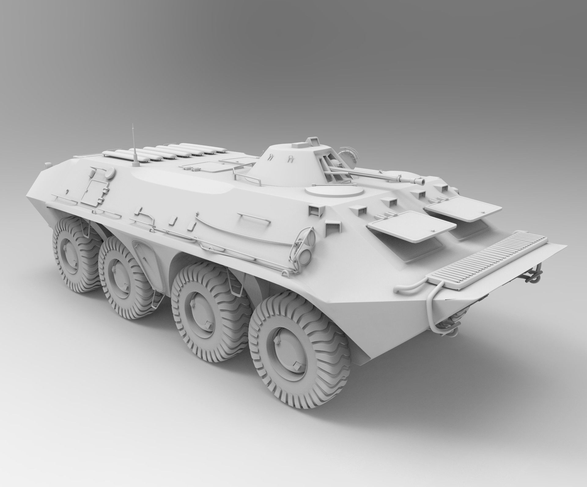 Russian Military Vehicles 29 Prefabs I Optimized I LP I PBR Low-poly 3D model_29