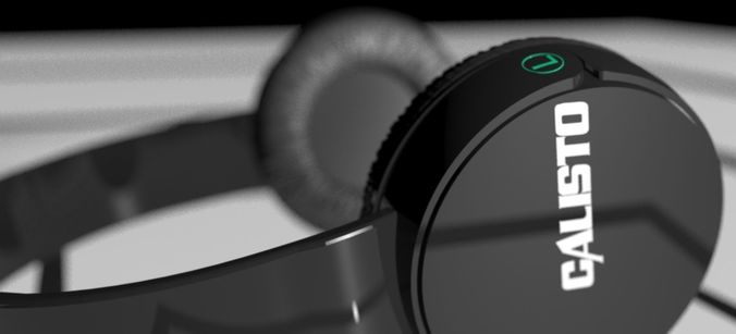 Wireless On Ear Headphone 3D model