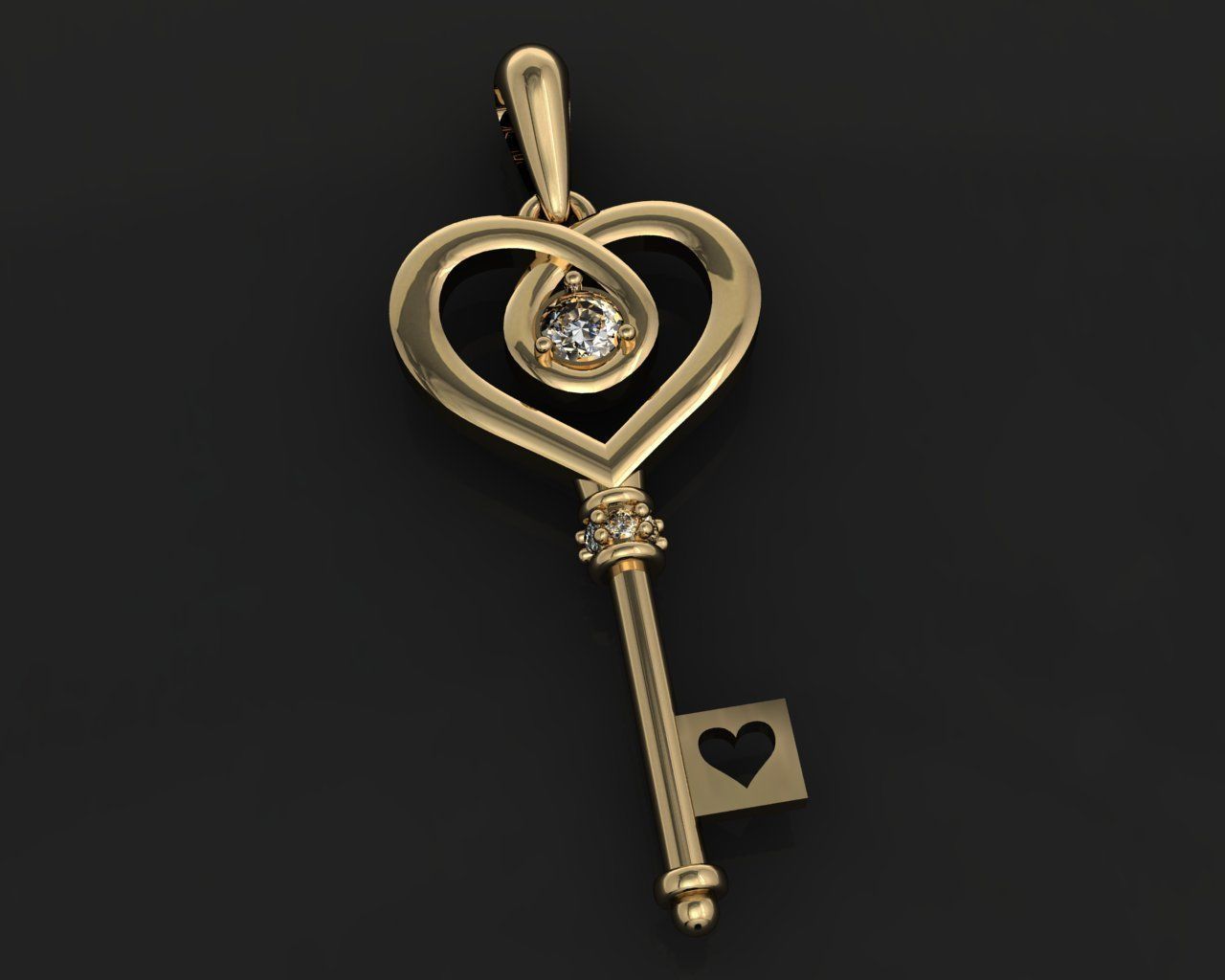  Pendant Key Lo 3D print model_1