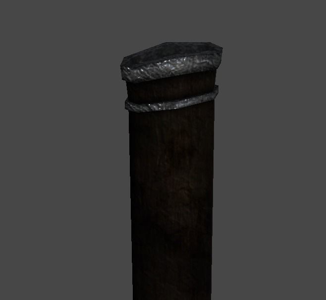 Long sword2 Low-poly 3D model_6