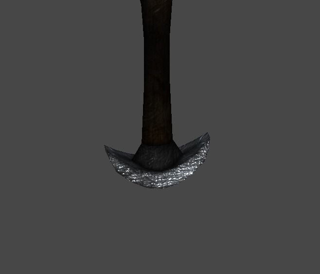 Long sword2 Low-poly 3D model_5