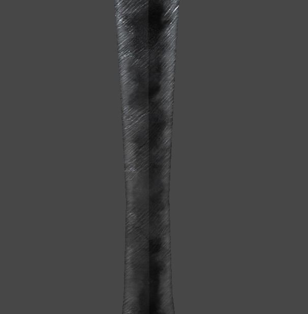 Long sword2 Low-poly 3D model_3