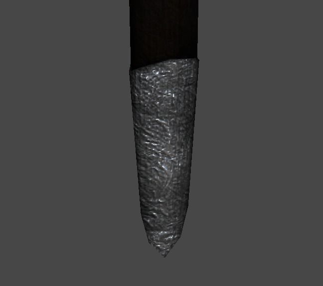 Long sword2 Low-poly 3D model_8