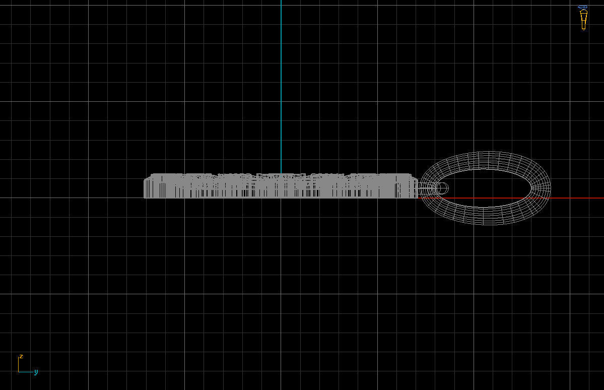 Tsevetok paporotnika Odolen trava pendant 25mm 3D print model_7