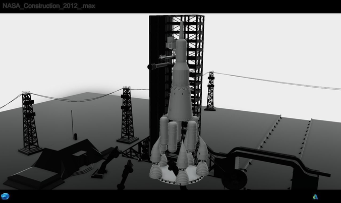 NASA spaceship Launchpad 