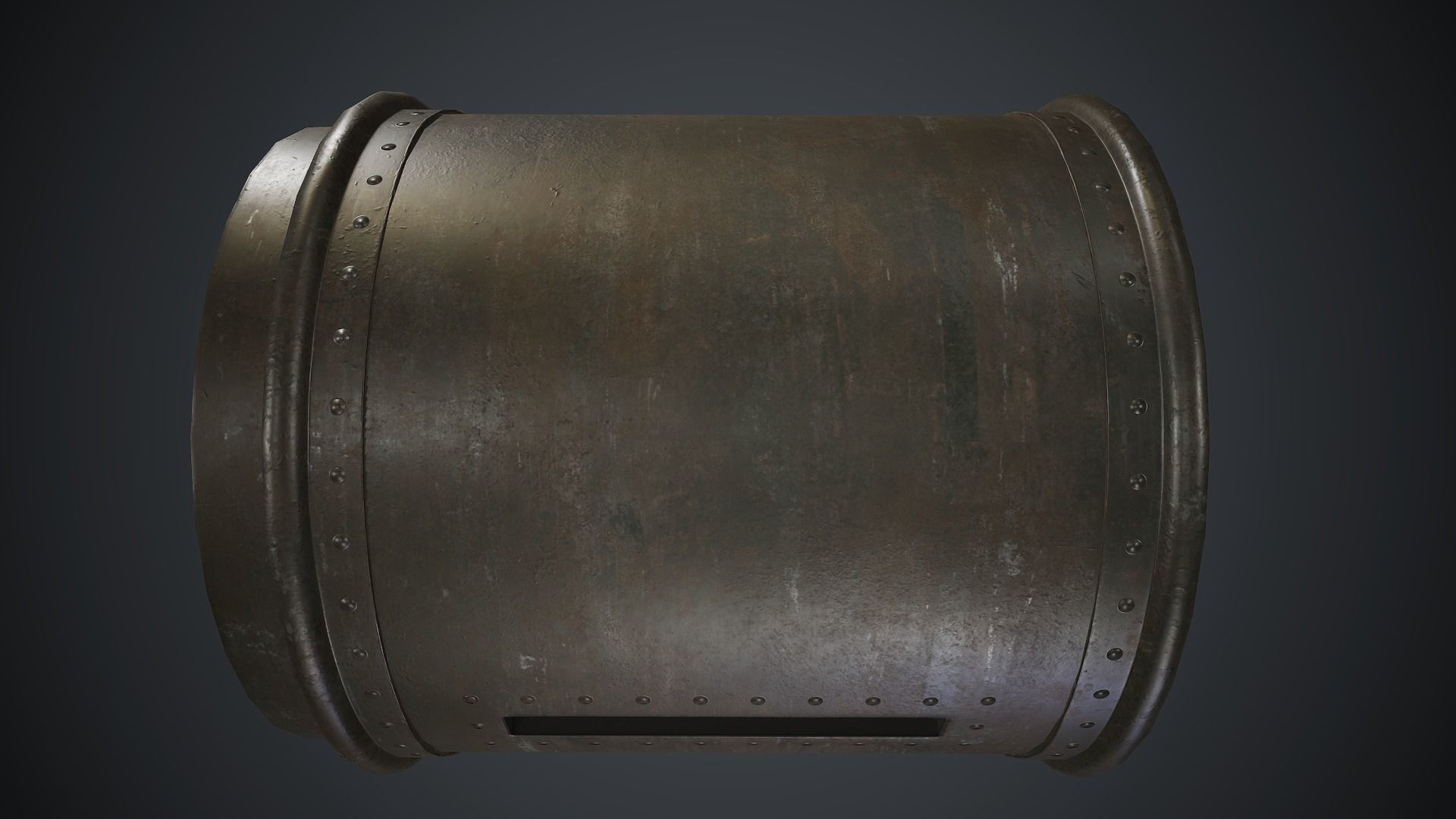 Post Box PBR Game Ready Low-poly 3D model_14