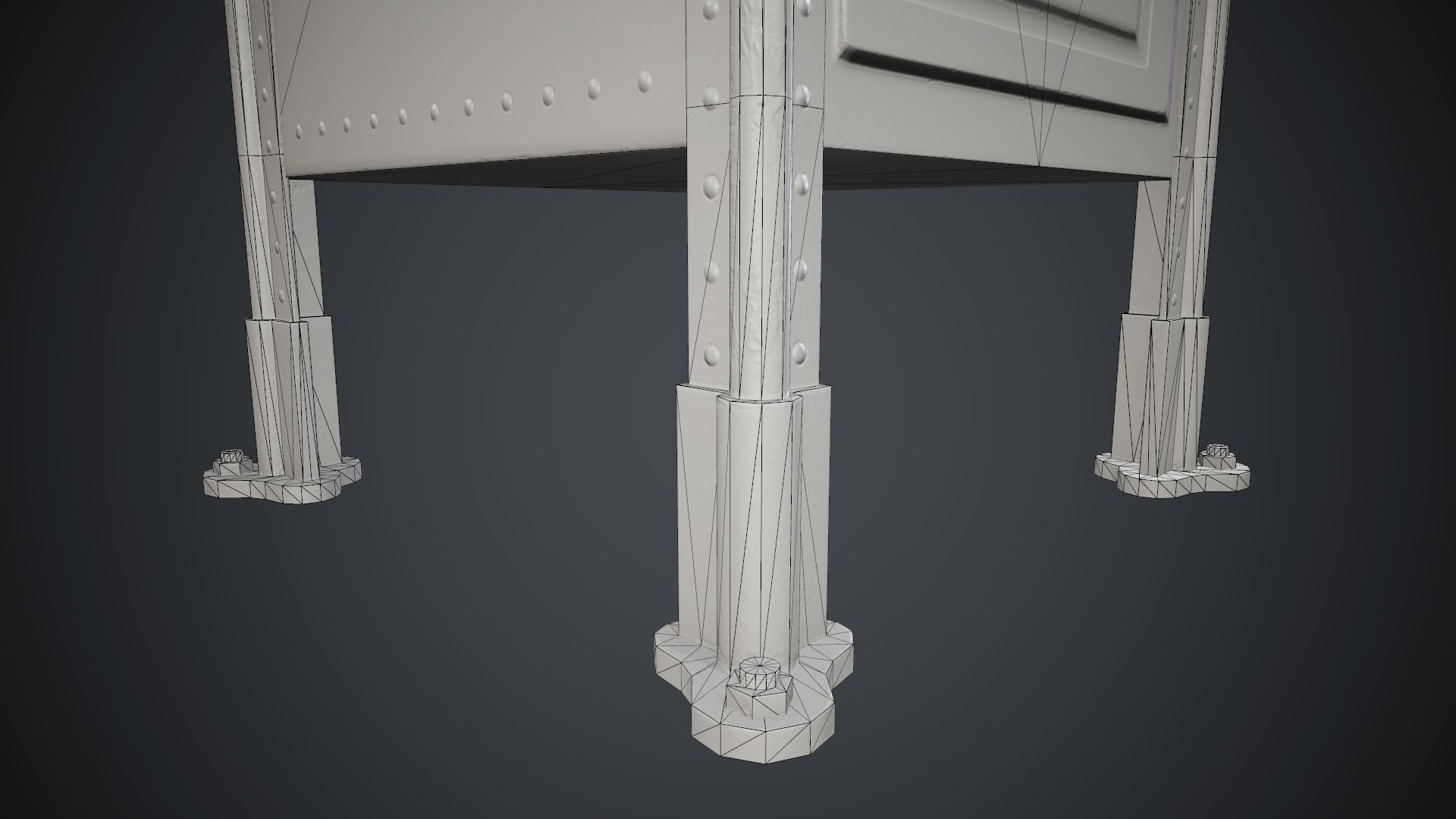 Post Box PBR Game Ready Low-poly 3D model_19