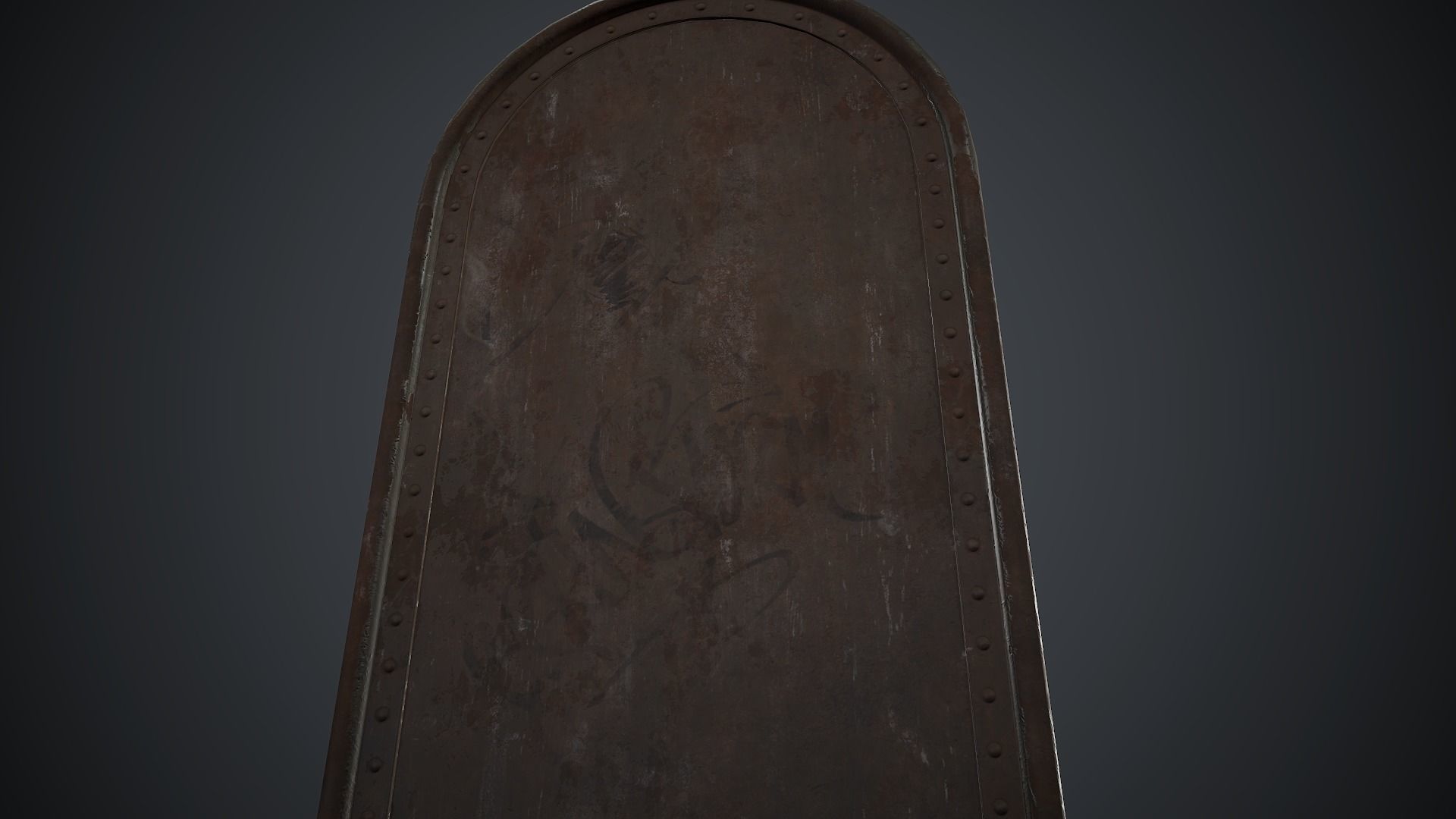 Post Box PBR Game Ready Low-poly 3D model_12