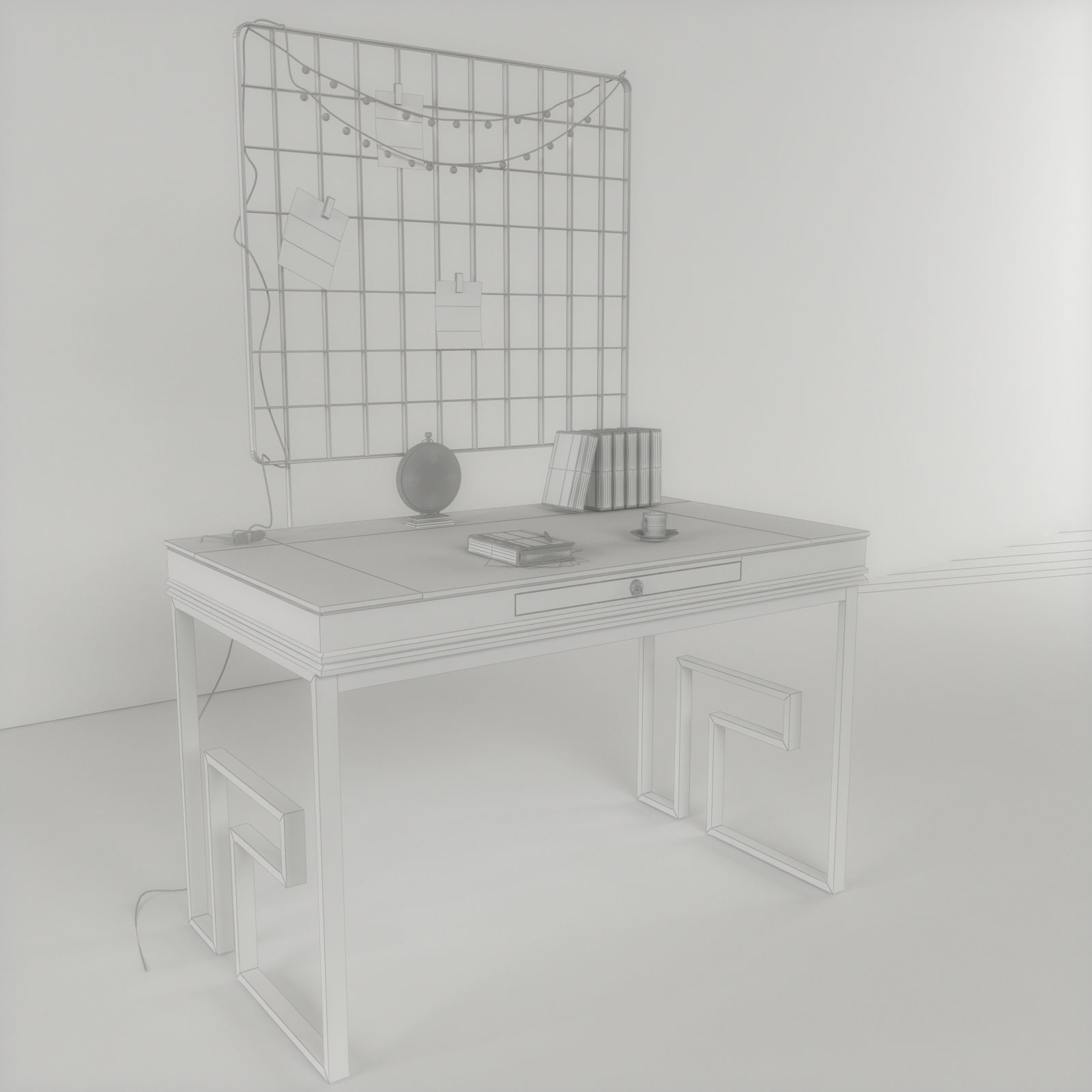Multipurpose table 3D model_3