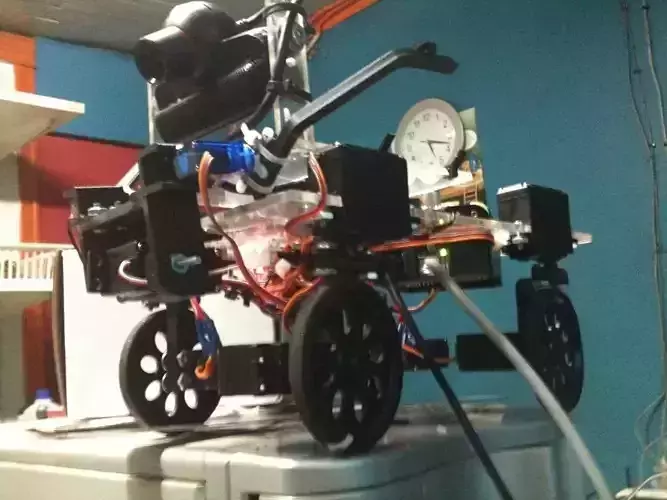 Printable Rescue Robot for Minery Free 3D print model