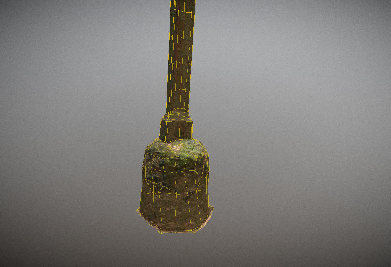 Gravestones crosses and sculptures from old graveyard Low-poly 3D model_90