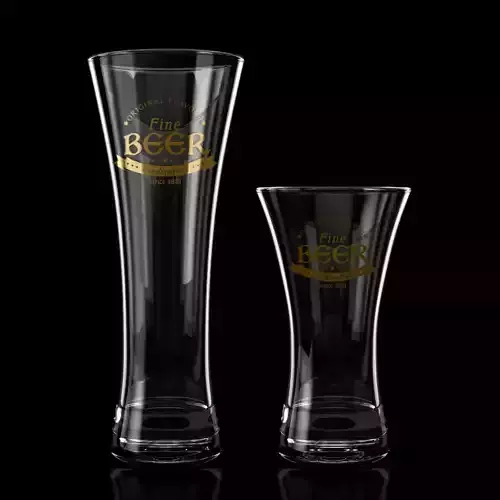 Beer Glass 002 - 50cl - 33cl - Custom Logo
