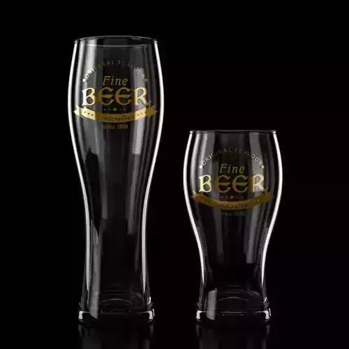 Beer Glass 003 - 50cl - 33cl - Custom Logo