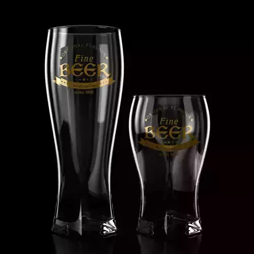 Beer Glass 005 - 50cl - 33cl - Custom Logo