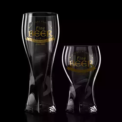 Beer Glass 006 - 50cl - 33cl - Custom Logo