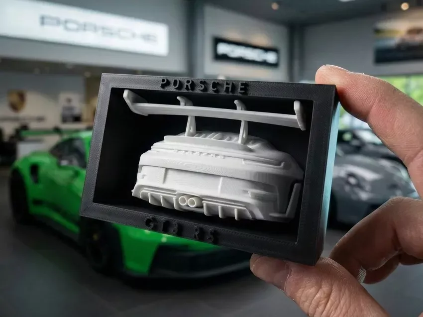Porsche 911 GT3 RS Display Case 3D print model