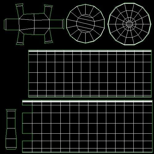 Beer Pint 001 - 50cl - Custom Logo - Low Poly Subdivs Low-poly 3D model_4