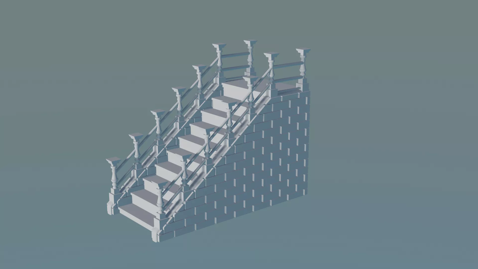 Staircase STL 3D print model