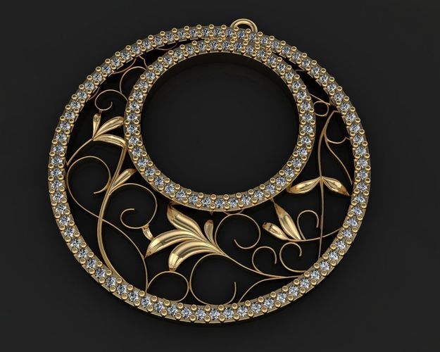 Pendant Greenery 3D print model