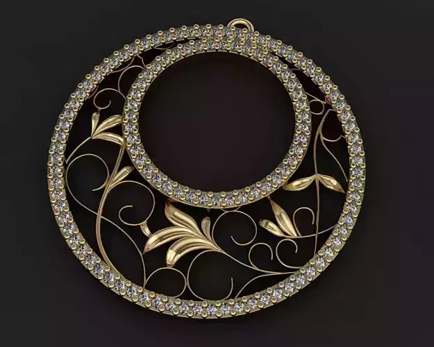 Pendant Greenery 3D print model