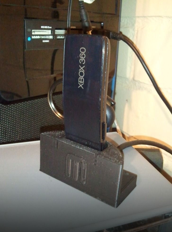 Xbox 360 Bluetooth Wireless Headset Charging Dock Free 3D print model_1