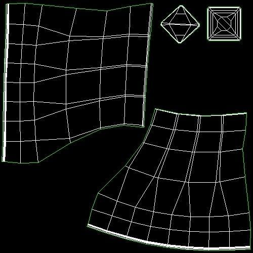 Beer Glass 006 - 50cl - Custom Logo - Low Poly Subdivs Low-poly 3D model_4