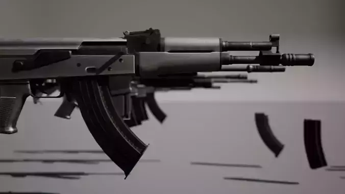 Photo-realistic Weapons For Games Low-poly 3D model