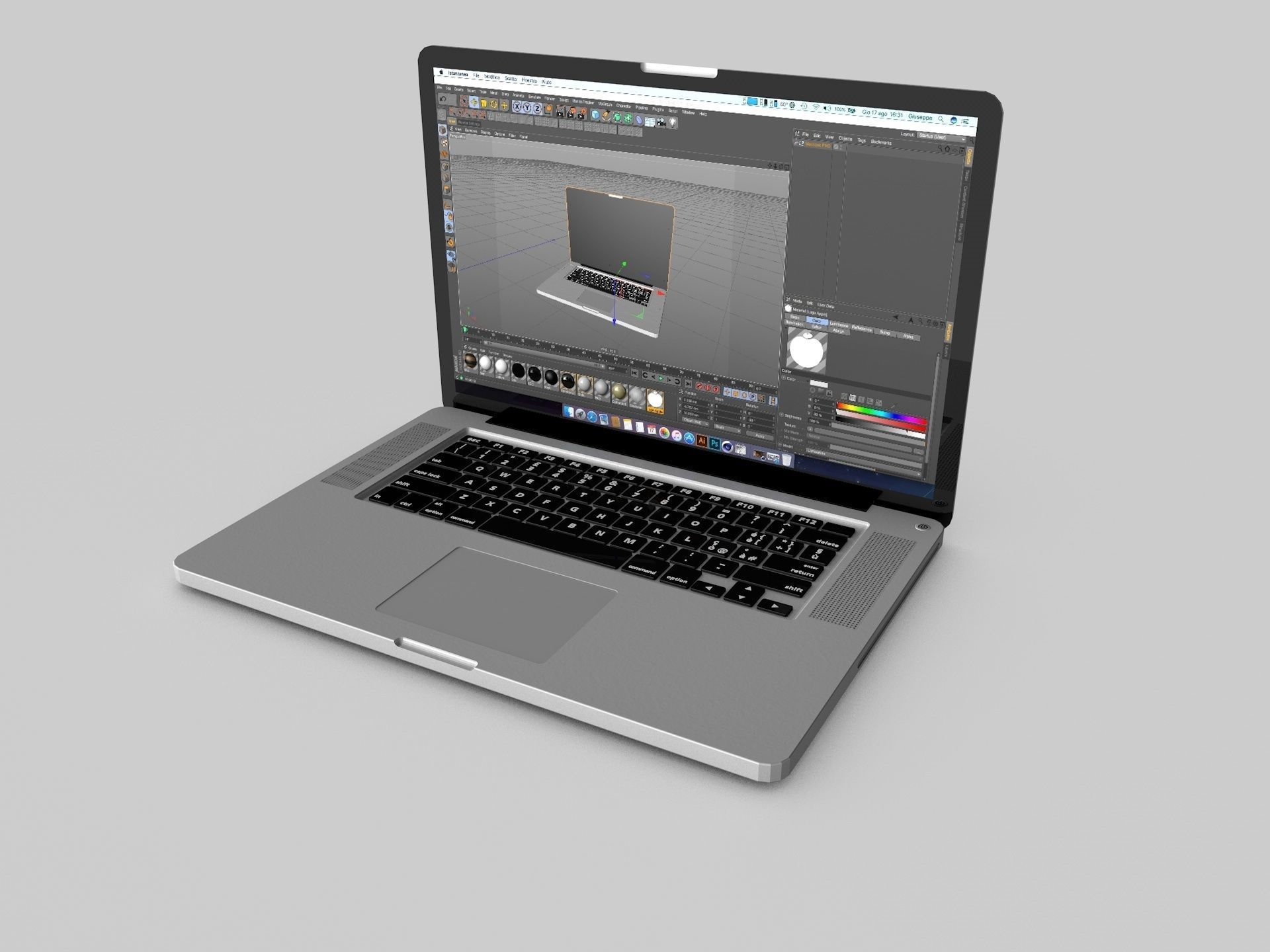 Apple MacBook Pro Retina 15 3D model_2