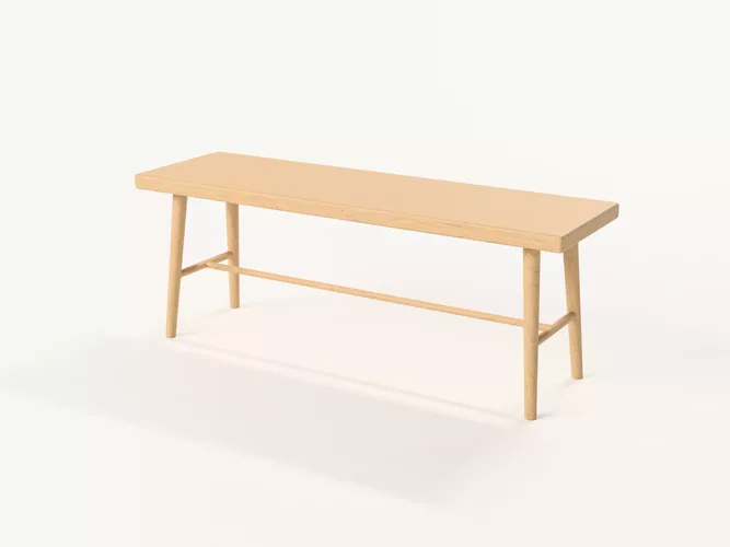 Japandi Oak Bench