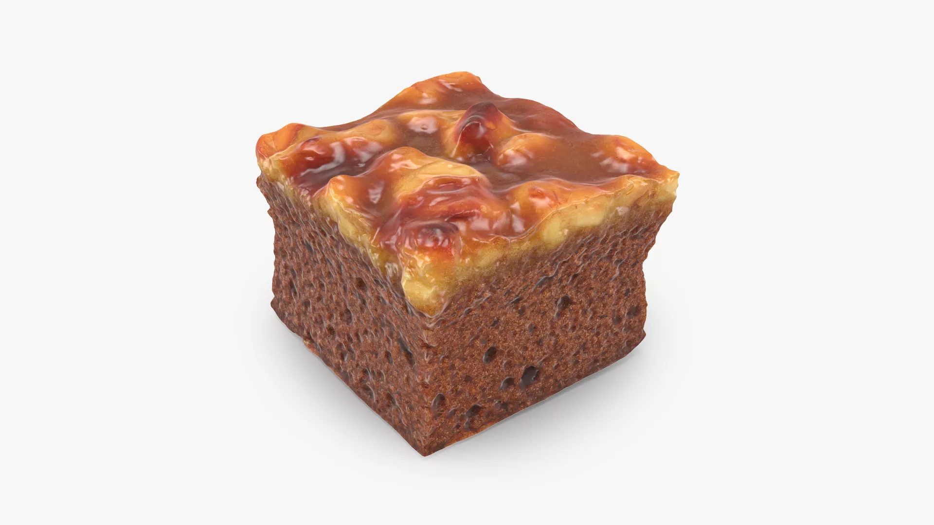 Toffee Cake 01 Low-poly 3D model