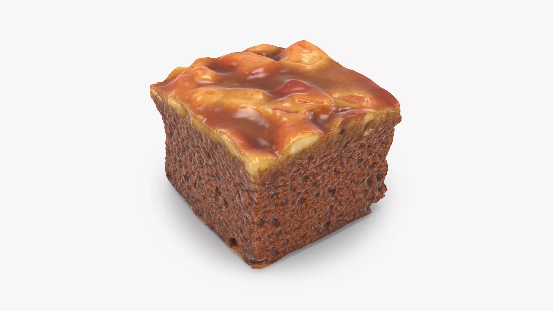 Toffee Cake 02 Low-poly 3D model
