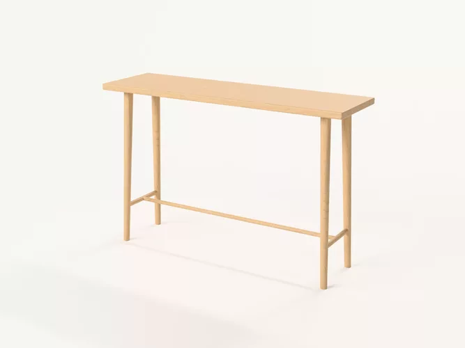 Japandi Oak Console Table