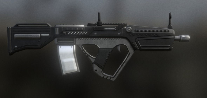 Futuristic Assault Rifle