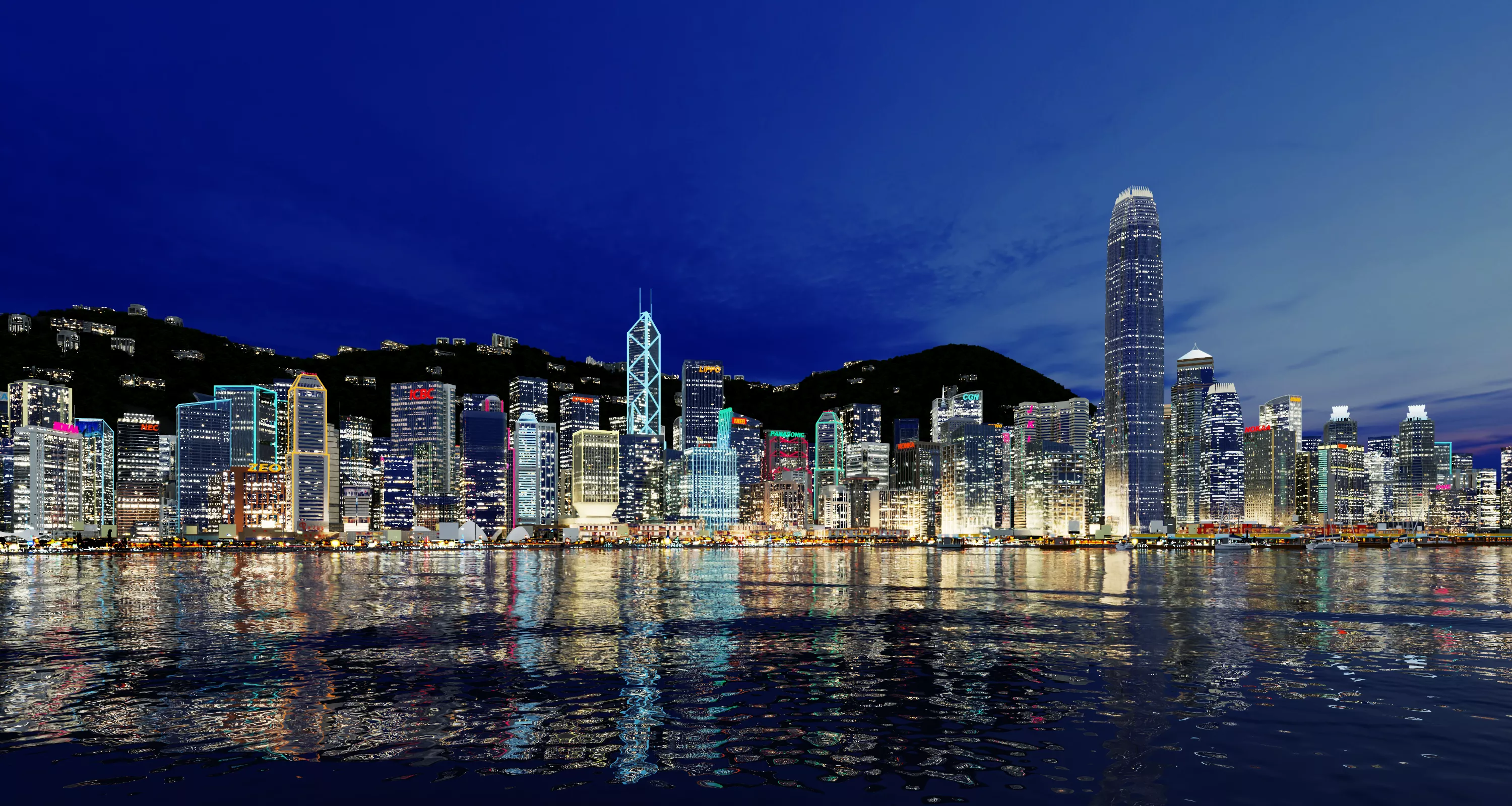 Hong Kong City 3D model