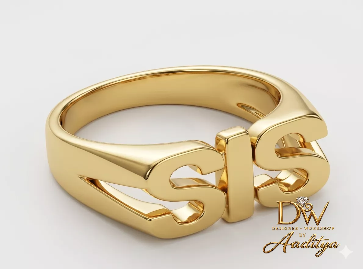 Sis Sister Ring 3D print model