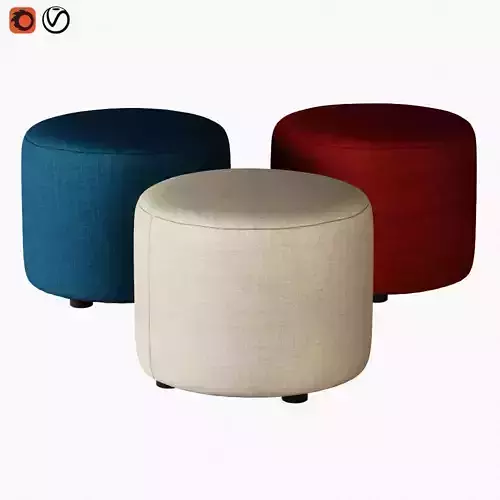 Pouf Ditre Chloe 3D model