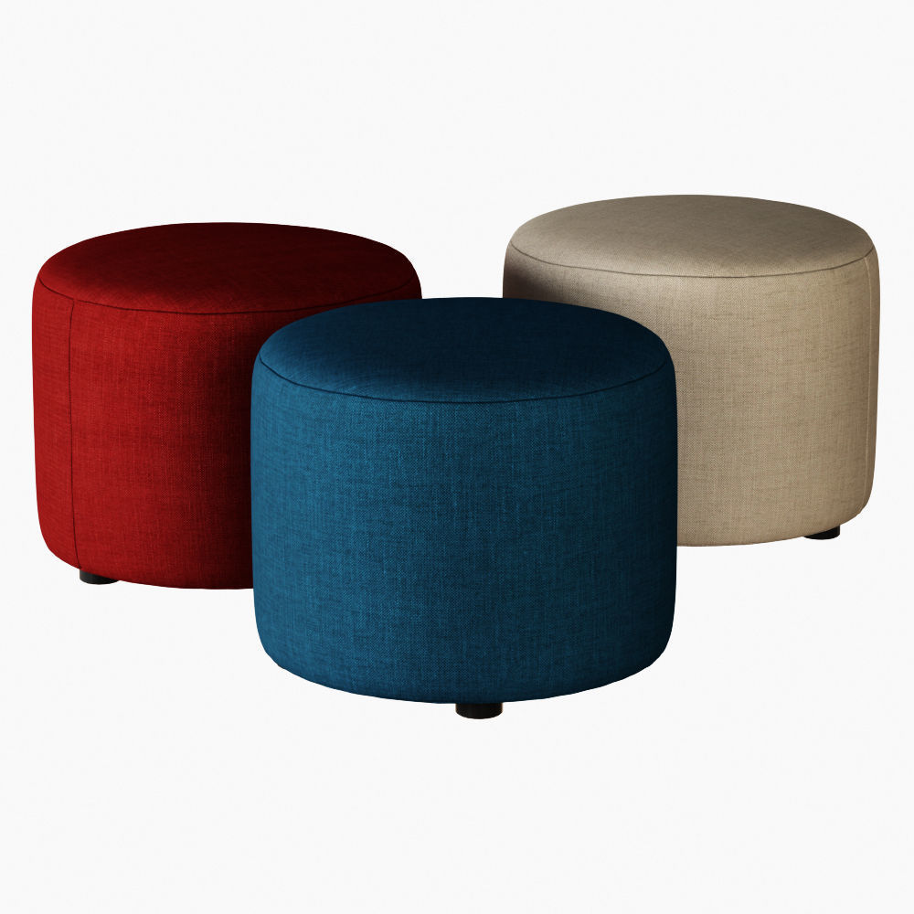 Pouf Ditre Chloe 3D model_2