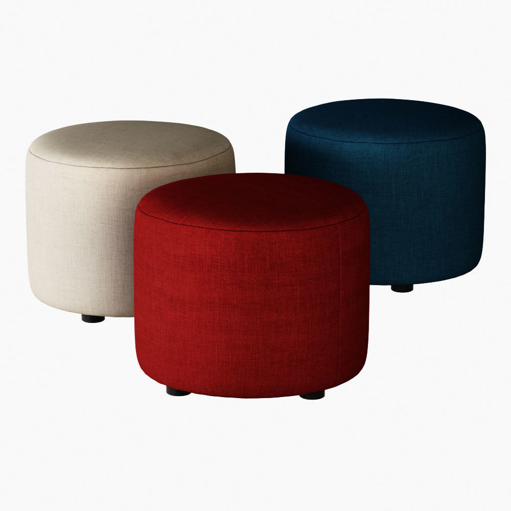 Pouf Ditre Chloe 3D model_1
