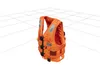 Orange Life Jacket Chest Straps Whistle Reflective Model 3D model ...